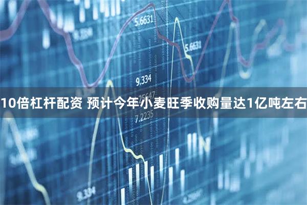 10倍杠杆配资 预计今年小麦旺季收购量达1亿吨左右